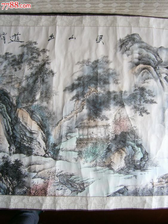 著名书画刘继伟书画尺寸127x63cm