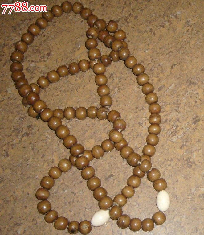 民国黄杨木佛珠一串-价格:300元-se27203419