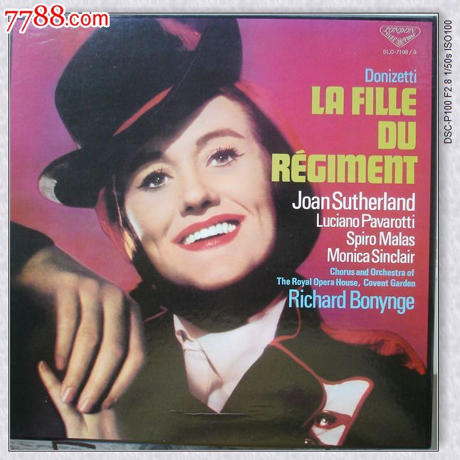 3LP,多尼采蒂的<em>歌剧</em>《<em>军中女郎</em>》全剧,HIGHC