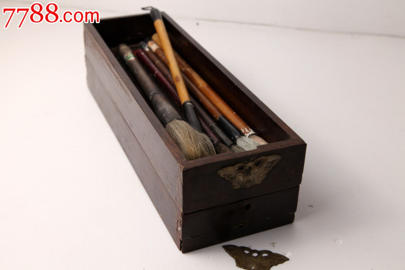 老酸枝抽斗一对-价格:328元-se27321458-木盒