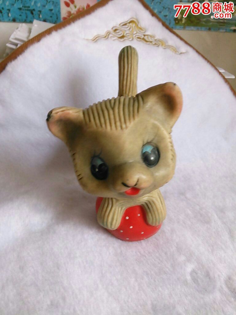 滚球的小猫-价格:300元-se27395890-胶皮玩具