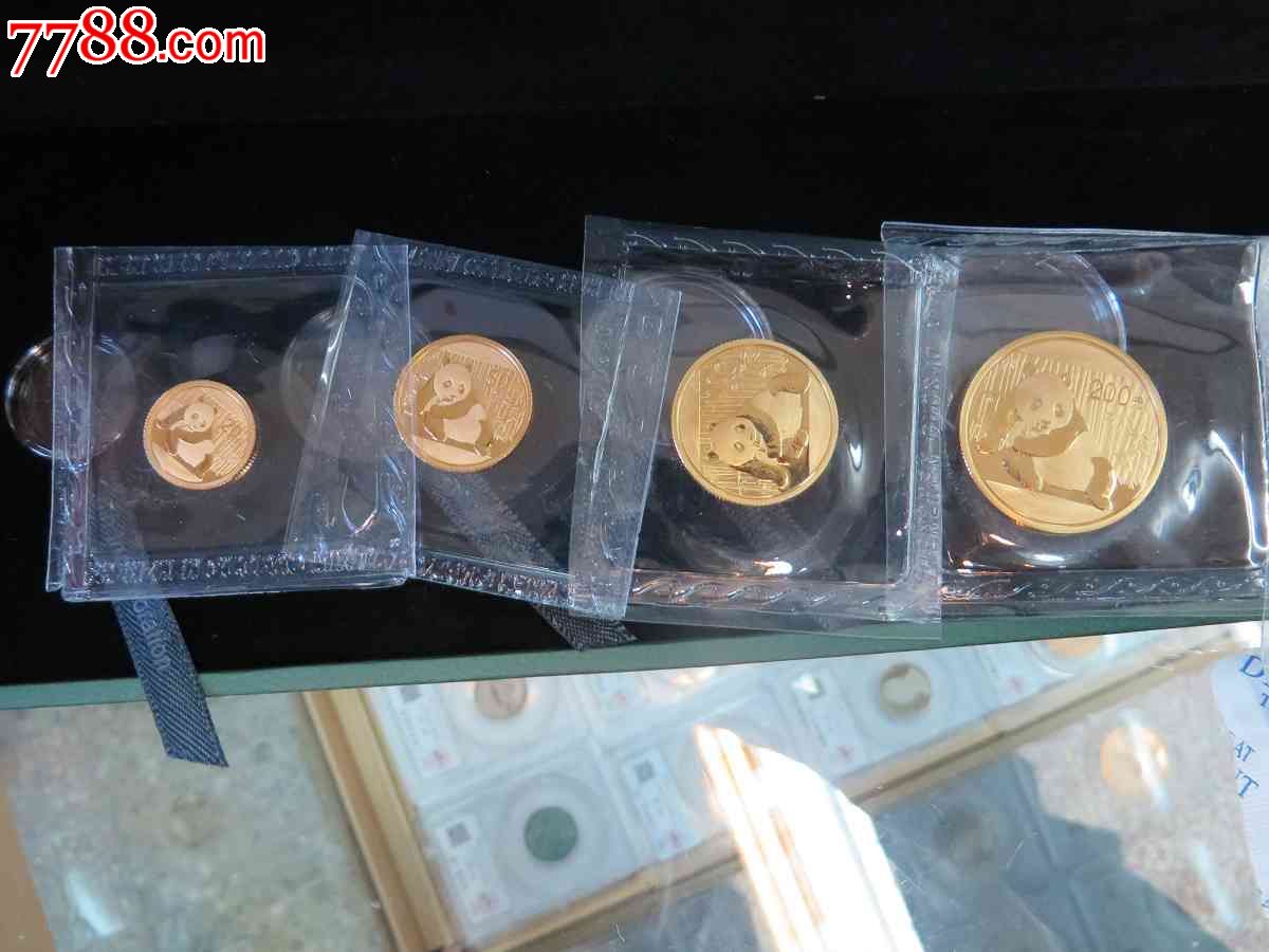 2015年熊猫5枚金套猫币-se27410812-7788金
