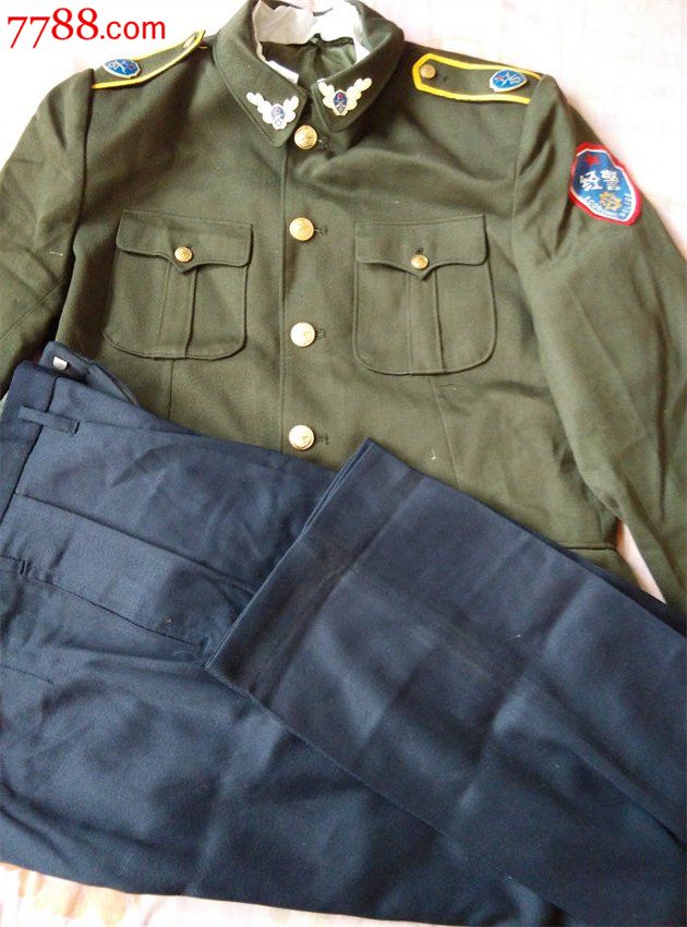 83式经警<em>马裤</em>呢*服带领花肩章<em>5号</em>4型-价格:28