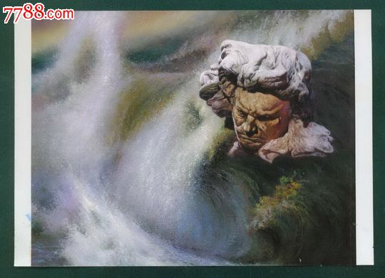 贝多芬--命运交响,参展油画作品照片-价格:30