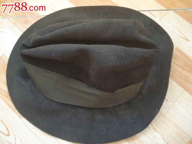 民国文明人带的--礼帽,有英文字母-价格:120元