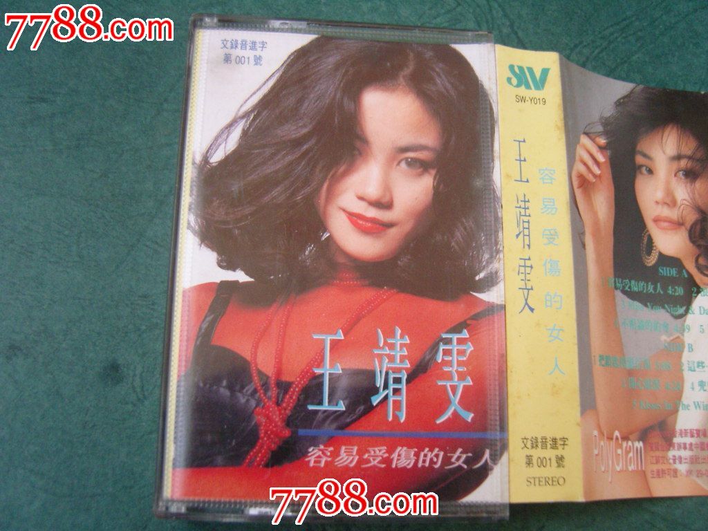 王靖雯--<em>容易受伤的女人</em>,磁带/卡带,音乐卡带,标