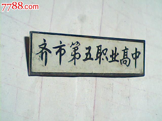 齐市第五职业高中,校徽\/毕业章,校徽\/校牌,中学