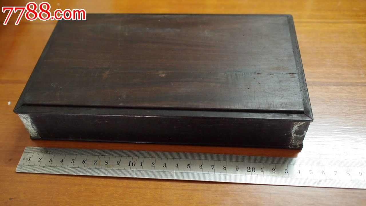 怀旧收藏文房老物件年代久远老红木盒子酸枝木小匣子橱窗摆设回忆