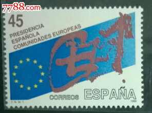 1988西班牙:西班牙入驻欧洲经济共同体-价格:
