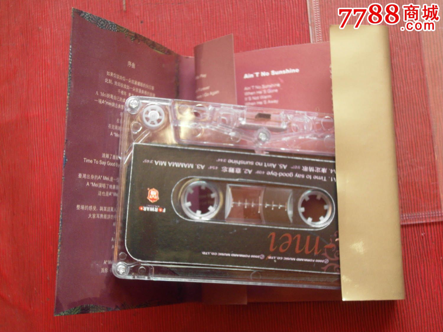 <em>张惠妹:歌声妹影</em>--(10个以上免快递!)_磁带/卡带