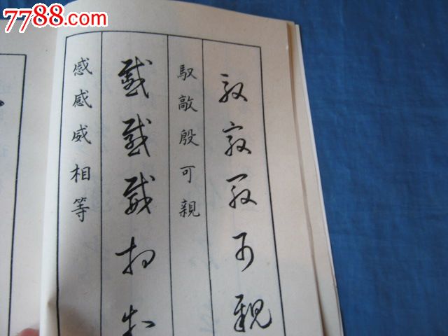 硬笔书法草诀百韵歌(著名书法家:王惠松书)_字帖_藏品