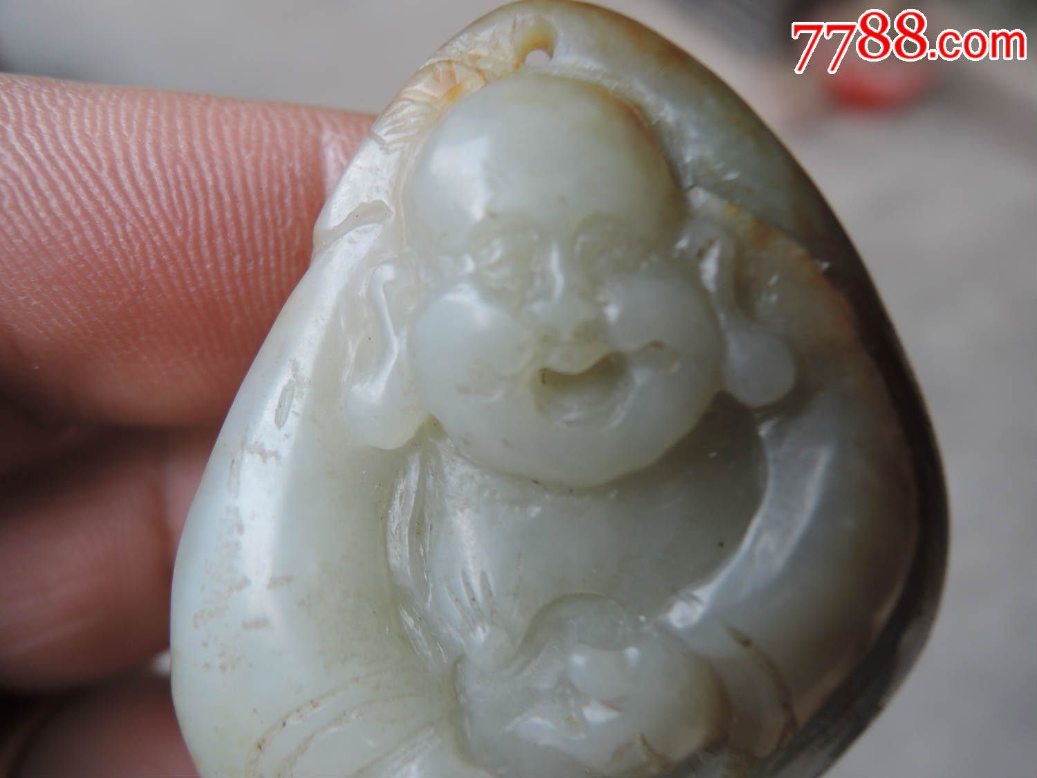 新疆和田青玉籽料佛-价格:1000元-se2928659