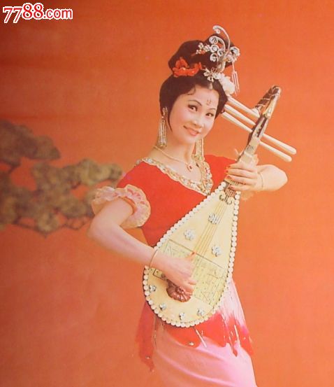 古装美女两枚_年画/宣传画图片