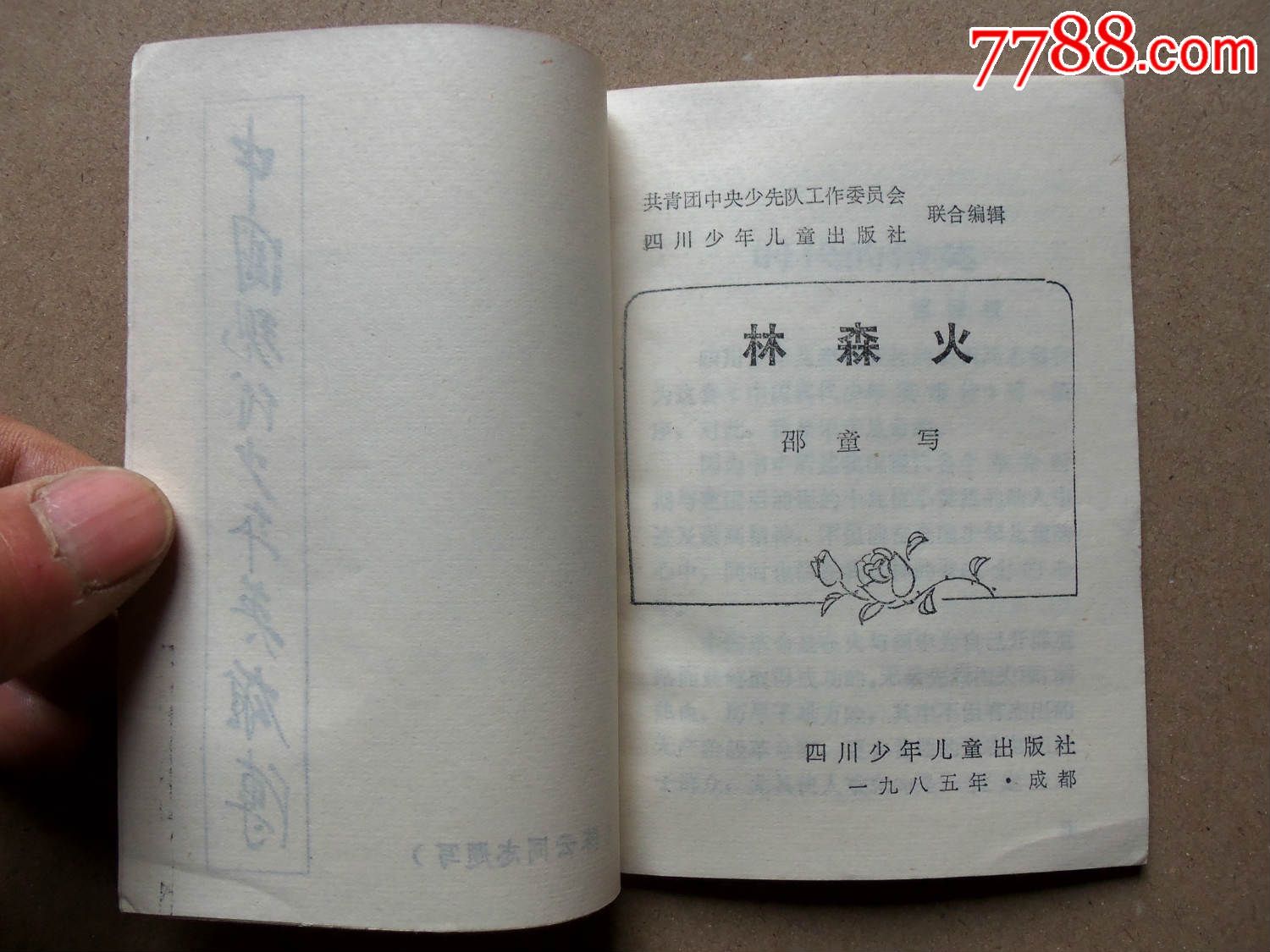 全2110,中国现代少年英雄传、林森火,其他文字