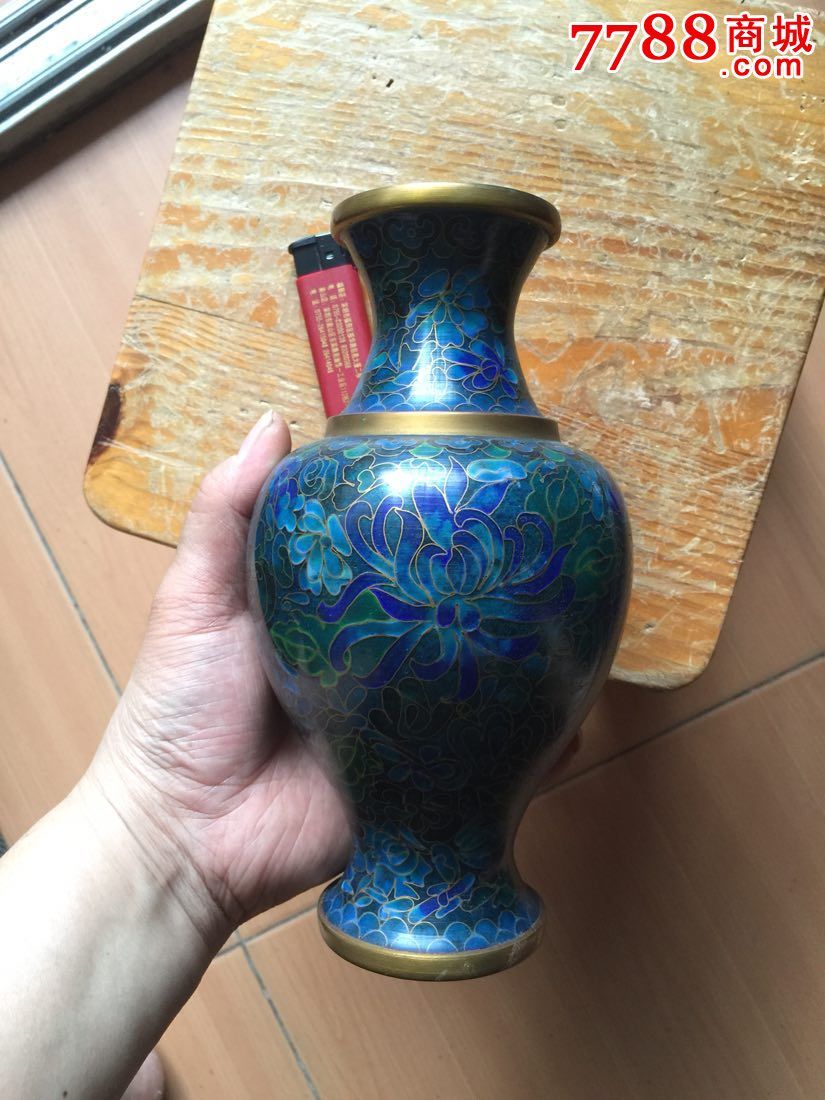 六十年代景泰蓝花瓶