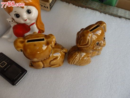 早期储蓄罐3个--价格:100元-se30330734-彩绘