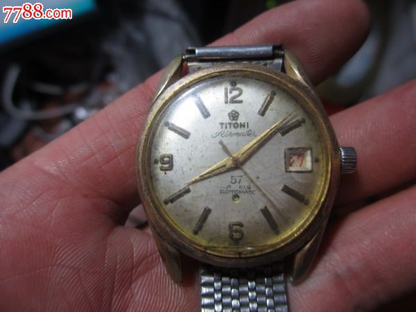 全自动梅花57钻表一部,单号8687,-手表\/腕表-7