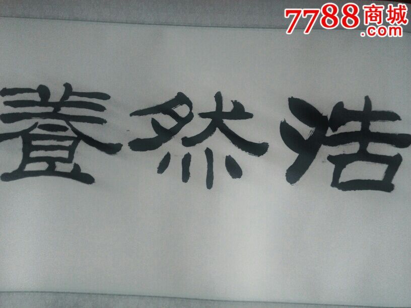 浩然养素刘体隶书字画