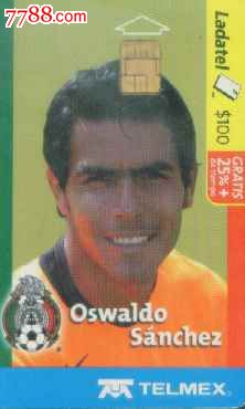 墨西哥IC卡:足球明星-价格:4元-se30551579-电