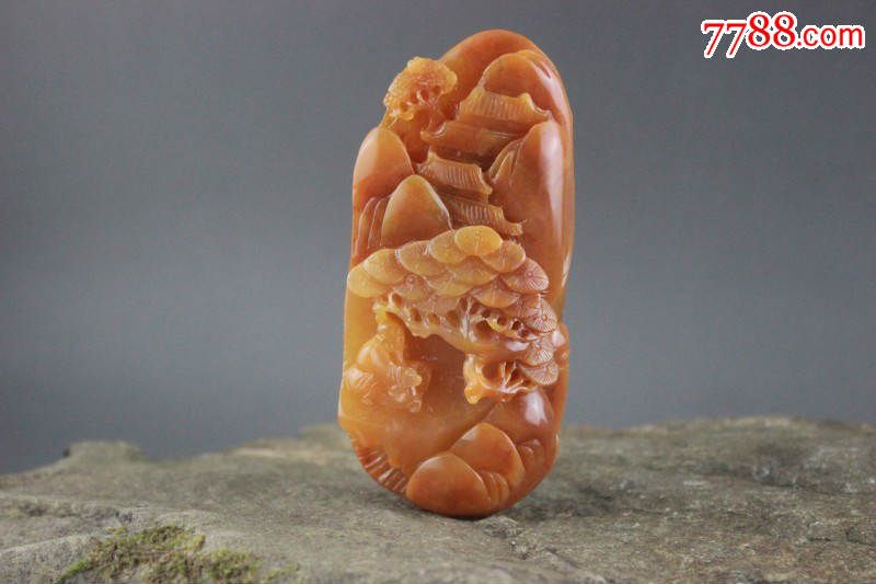 黄龙玉雕山子-价格:500元-se30666852-黄龙玉
