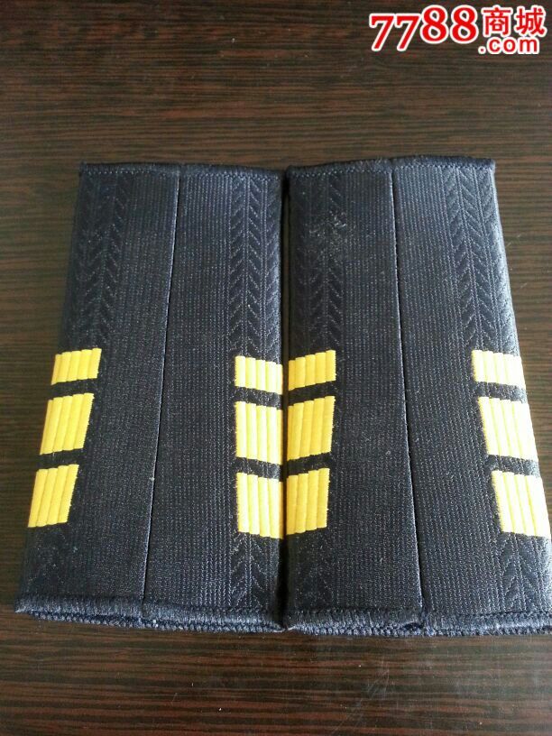 87式海军五级士官套肩,22厂,保真-老肩章\/领章