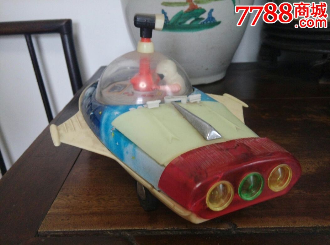 怀旧老玩具宇宙飞船-铁皮玩具-7788商城__七七