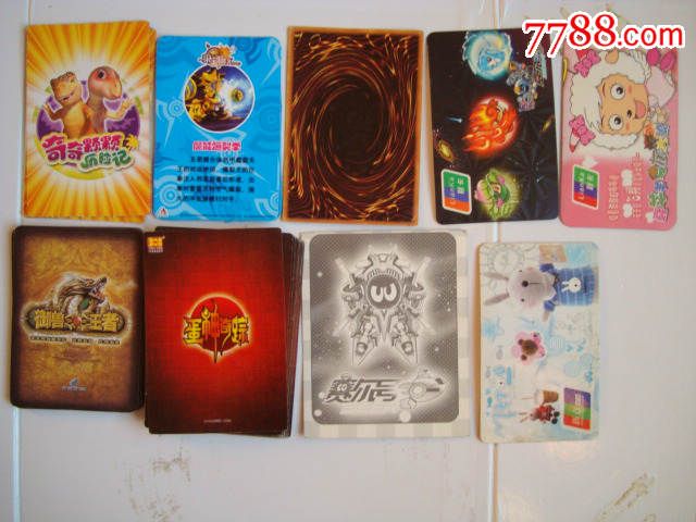 各种散卡5张蛋神奇踪16张奇奇颗颗历险记4张果宝特攻6张御兽王者8张