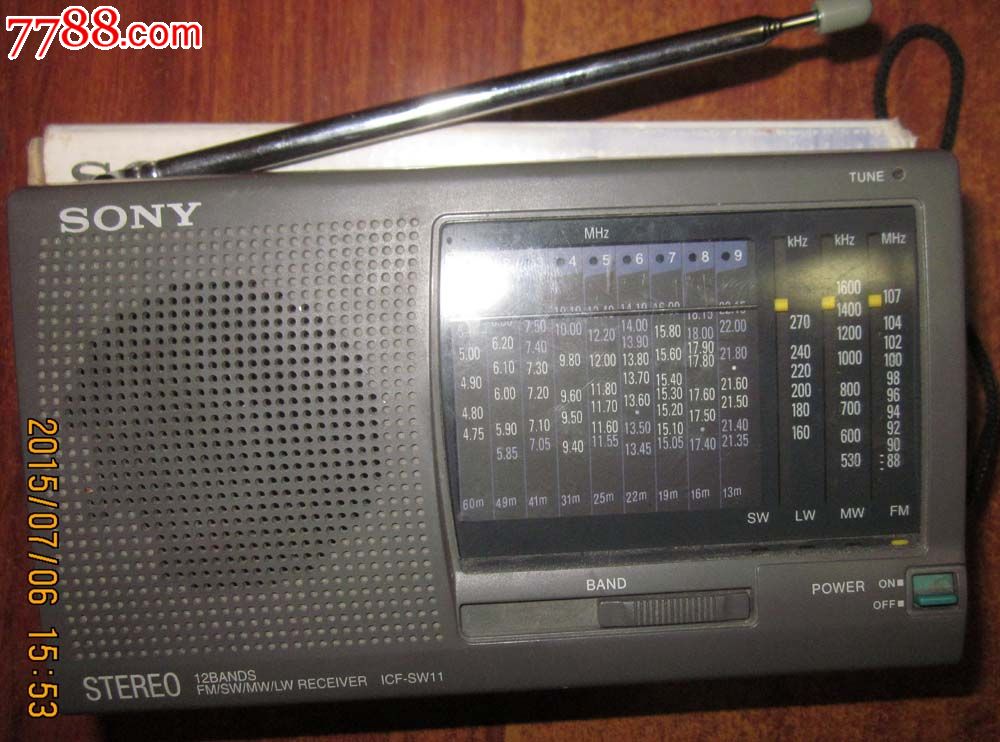 sony索尼收音机icf-sw11带盒子ICF-SW11sony