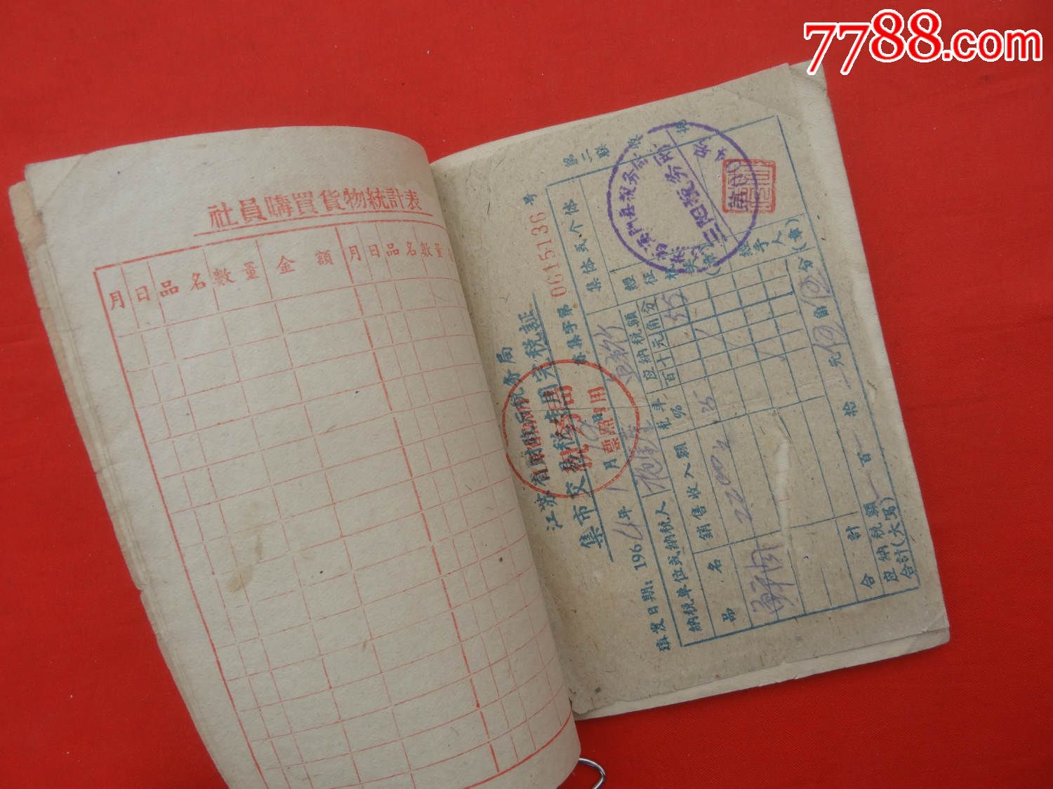 江苏省海门县税务局三阳税务所集市交易税专用