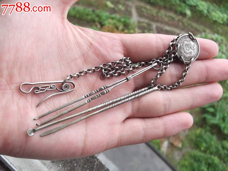银挂件一根-价格:160元-se31345137-银锁\/银项