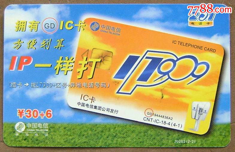 201卡(IP电话一样打)-价格:2元-se31742007-IP