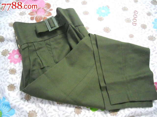 退役87陆文工团<em>演出服</em>裤子(<em>马裤</em>呢面料)_旧军