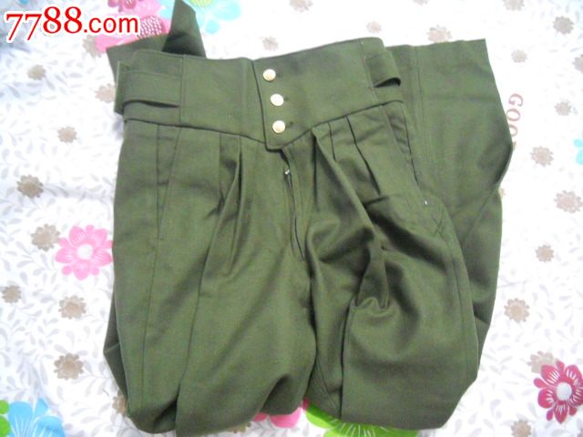 退役87陆文工团<em>演出服</em>裤子(<em>马裤</em>呢面料)_七七