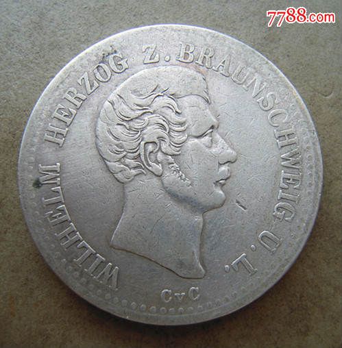 布伦斯维克C*C版1841年大泰勒银币-价格:518