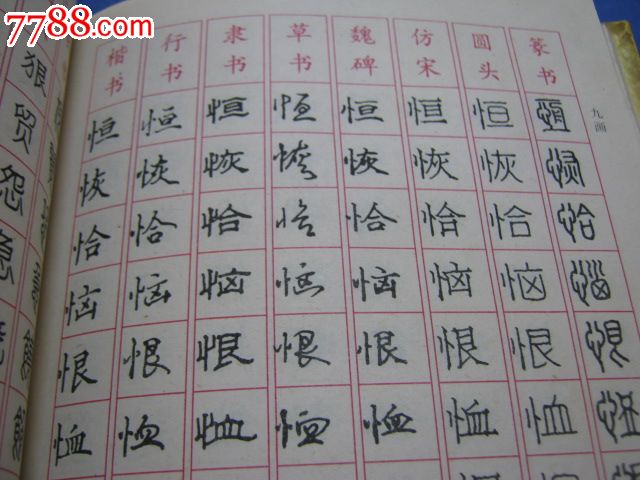 常用汉字八体钢笔书法字典(书法家:刘佳尚编著)