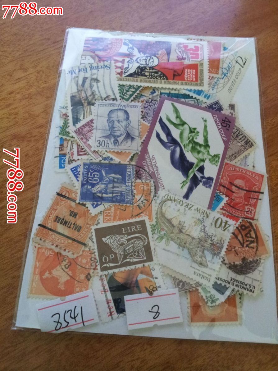 外国邮票100张,有大票有小票基本不重复!(最新