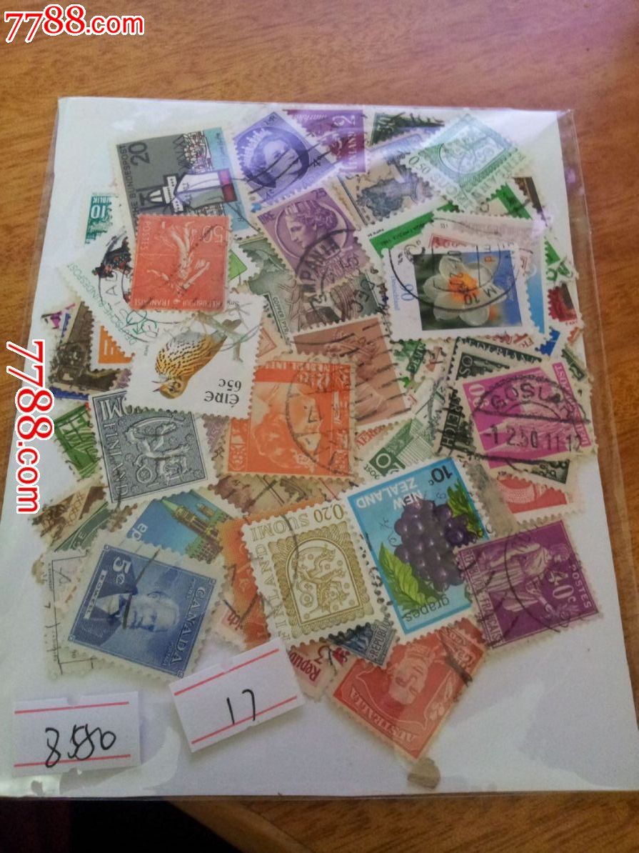 外国邮票100张,有大票有小票基本不重复!(最新