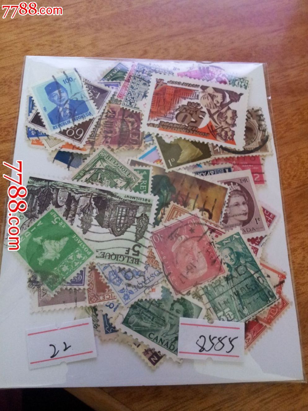 外国邮票100张,有大票有小票基本不重复!(最新
