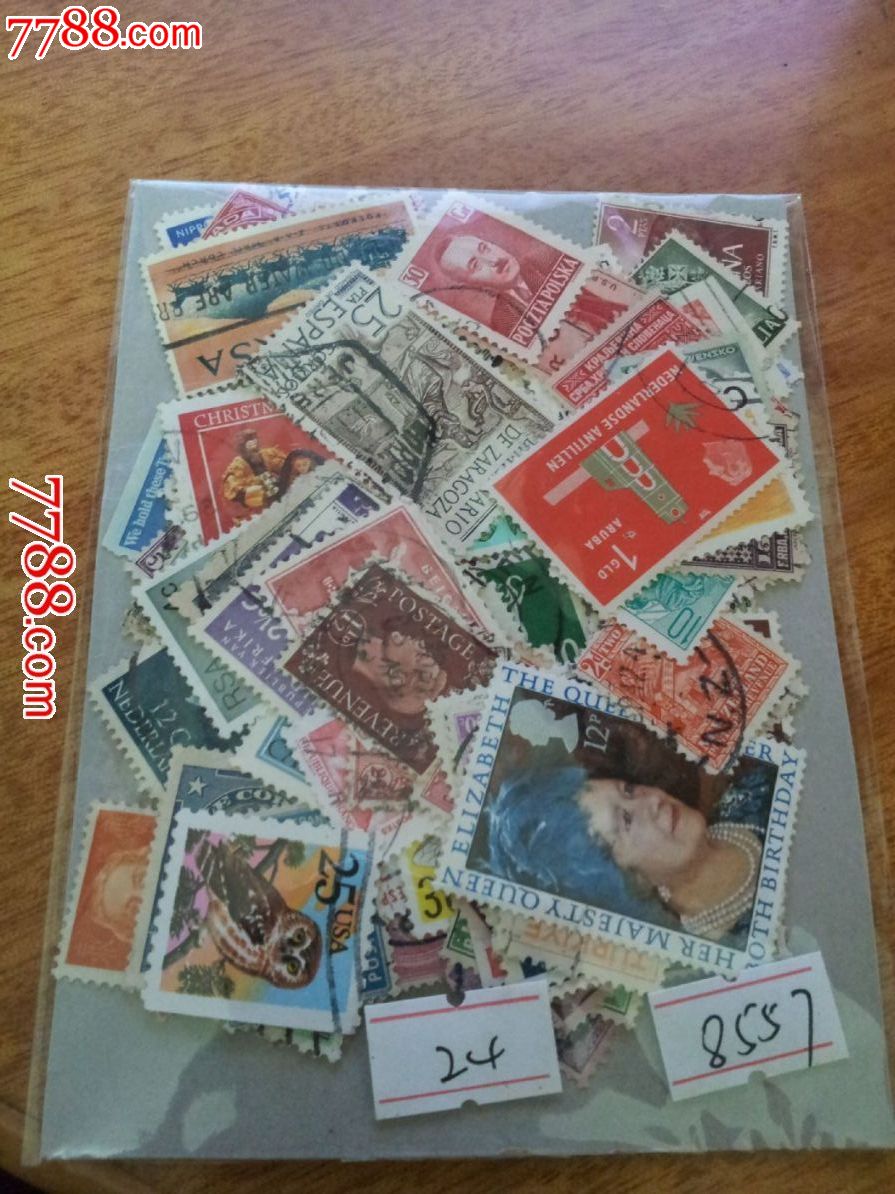 外国邮票100张,有大票有小票基本不重复!(最新