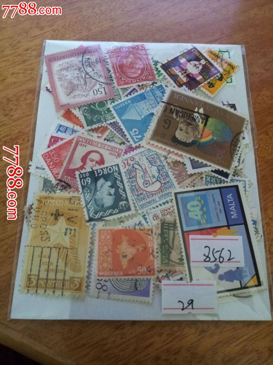 外国邮票100张,有大票有小票基本不重复!(最新