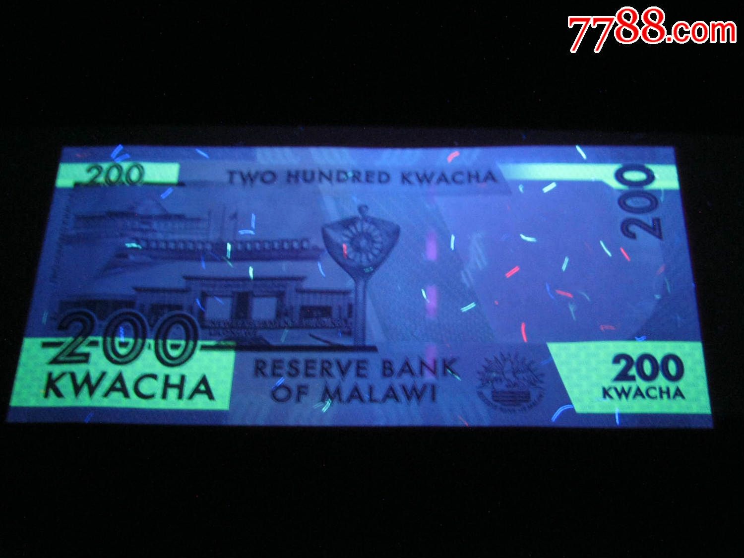 马拉维200克瓦查2012年 全新UNC外国钱币,非