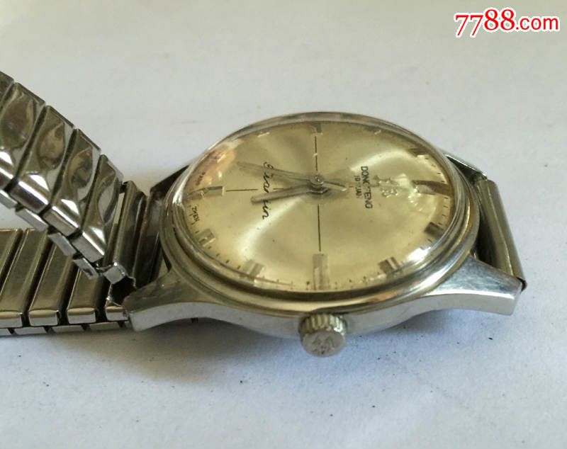 二手手表国产东风牌机械男手表19钻古董手表