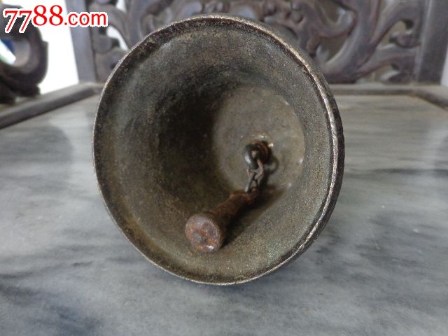 清代道教手摇铜铃-其他宗教藏品-7788商城__七