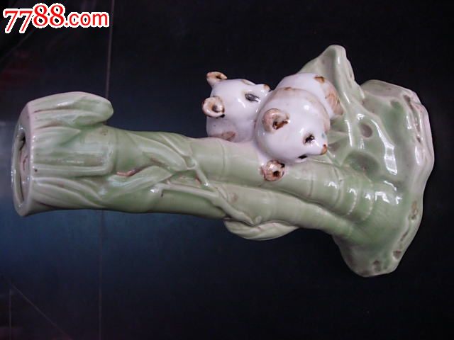 22厘米高的熊猫瓷-价格:120元-se32664876-彩