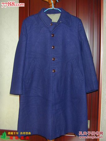 65式海军军官礼服蓝呢子大衣,1974年海军东海