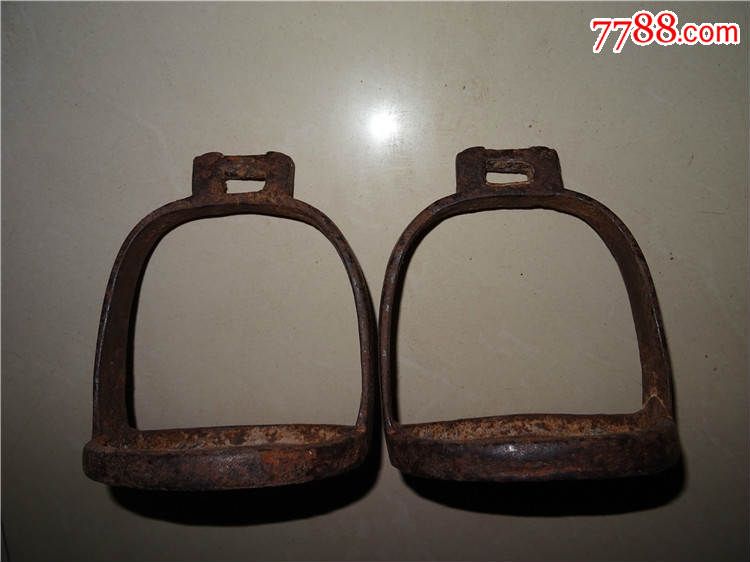 清代铁马镫1对_价格800.
