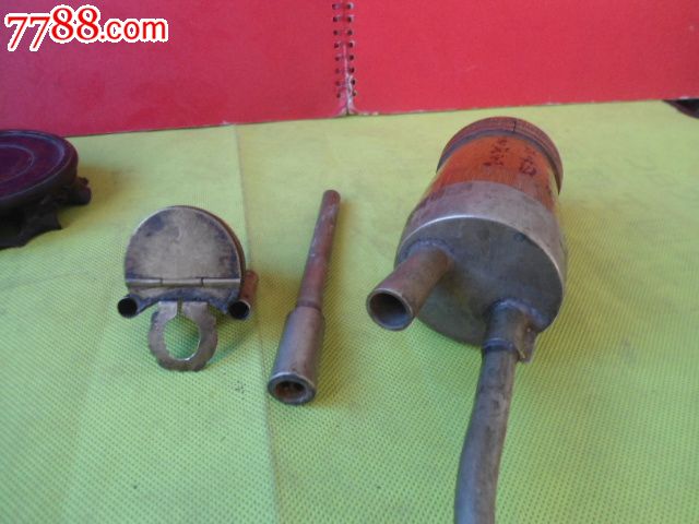 文革绘画竹铜水烟袋_价格480元【老金古玩店】_第6张_7788商城__七七