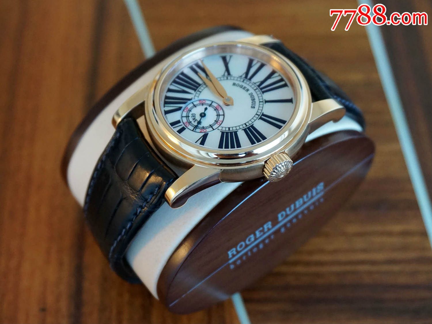 rogerdubuis罗杰杜彼18k黄金双日内瓦印记自动机械表_手表/腕表【瑞士