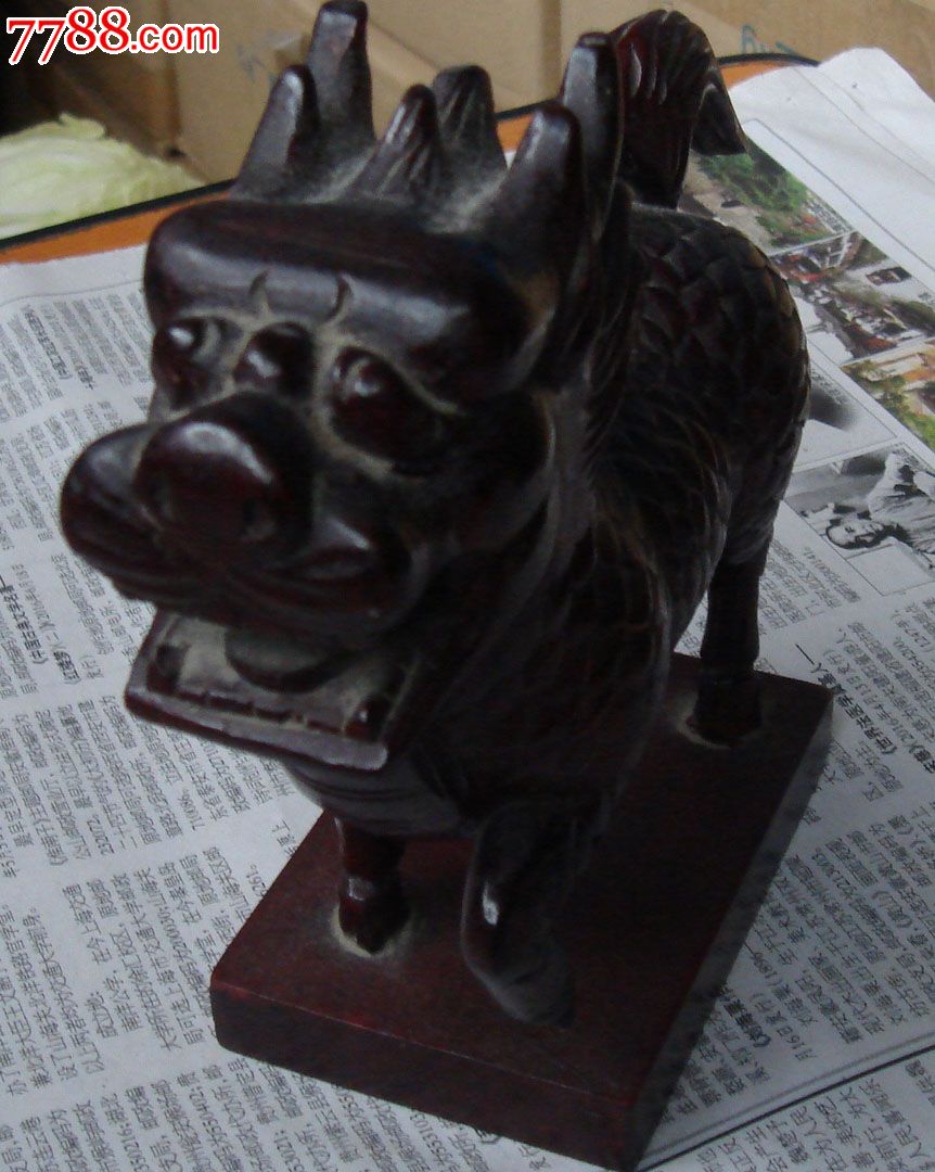 木雕其林神兽-价格:350元-se34250065-其他木