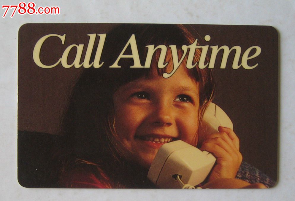 美国密码卡-小女孩打电话,IP卡\/密码卡,其他电话